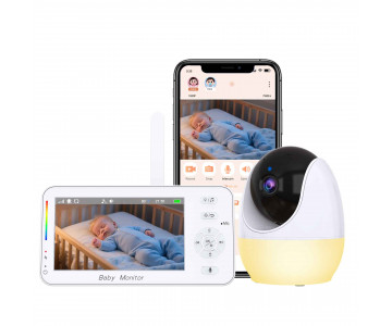 Wi-Fi ვიდეო ძიძა ABM206 1080P 4.3" მონიტორით