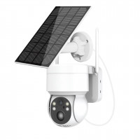 მბრუნავი Wi-FI ვიდეო კამერა 4 MP მზის პანელით iCSee 12000mAh მბრუნავი Wi-FI ვიდეო კამერა 4 MP მზის პანელით iCSee 12000mAh