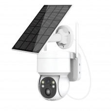 მბრუნავი Wi-FI ვიდეო კამერა 4 MP მზის პანელით iCSee 12000mAh მბრუნავი Wi-FI ვიდეო კამერა 4 MP მზის პანელით iCSee 12000mAh