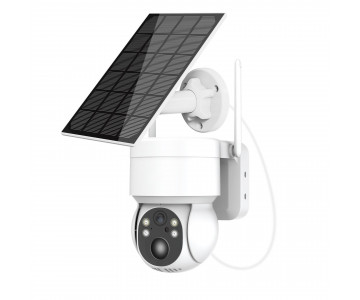 მბრუნავი Wi-FI ვიდეო კამერა 4 MP მზის პანელით iCSee 12000mAh მბრუნავი Wi-FI ვიდეო კამერა 4 MP მზის პანელით iCSee 12000mAh
