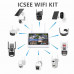 7" Wi-Fi NVR რეგისტრატორი ეკრანით